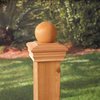 Deckorators 5.5 in. H X 4 in. W Wood Post Cap 72264